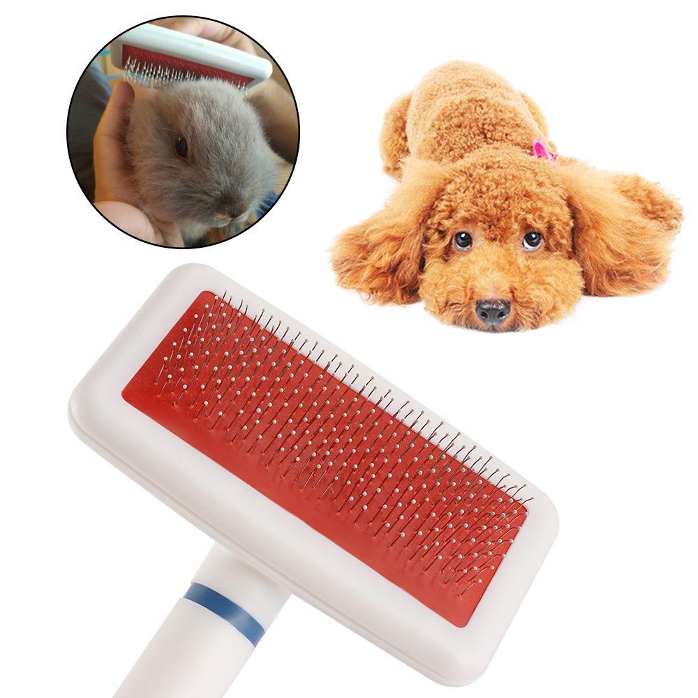 Dust Removal Metal Nit Head Fur Cleaner Dog Massage Bath Brush Cat Hair Grooming Pet Cleaning Comb