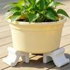 3PCS Decorative Flower Pot Stands 3D Printed Plant Pot Riser Prevent Rot Plant Pot Supports  Garden