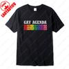 Retro Comfort LGBTQ The Gay Agenda Tshirt Pride Month Sweatshirt Ally Gift Equality Crewneck Transgender Rights Tees Unisex Tops