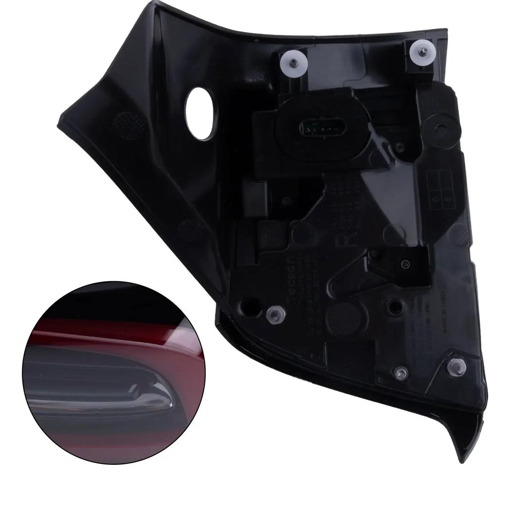 Задний фонарь, стоп-сигнал для Tesla, модель 3/Y 2024-2024, правый внешний задний фонарь, стоп-сигнал, пластик, черный, красный