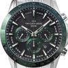 Часы-хронограф Clock House Solar Business Casual Green MBC1003-BK7A мужские