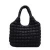 Folded Cloud Bag Women's Down Cotton Clothes Bubble Bag Large Capacity Tote Bag Commuter Messenger Bag Pleated Bag