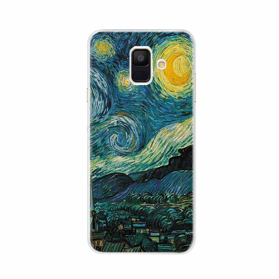 Чехол для Samsung Galaxy A6 2018 Прозрачный Мультяшный Мягкий ТПУ Силиконовый Чехлы для Телефона Задняя Крышка для Samsung Galaxy A6 A 6 Plus 2018