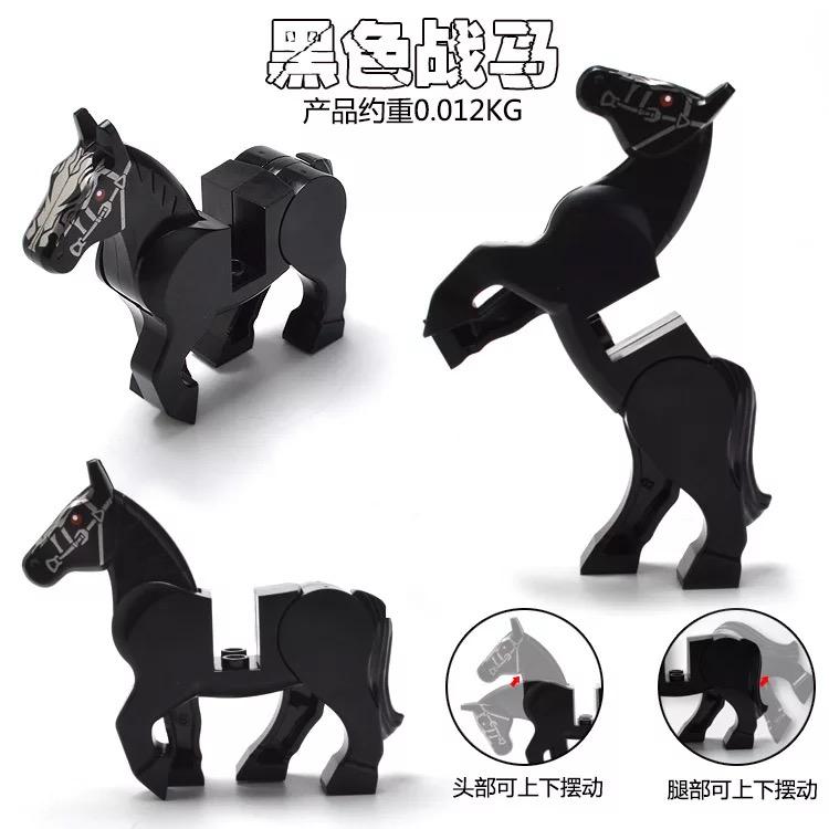 MOC Конструкторы Фермерские животные Милые питомцы Свиньи Курица тигр панда акула Городские аксессуары DIY Детали Кирпичики Игрушки Обучающий блок