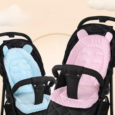 Хлопок Двусторонний Коврик для Детской Коляски Бархатный Утолщенный Подушка на Сиденье Подушка для Стульчика для Кормления Универсальный Коврик для Детской Коляски Аксессуары для Колясок