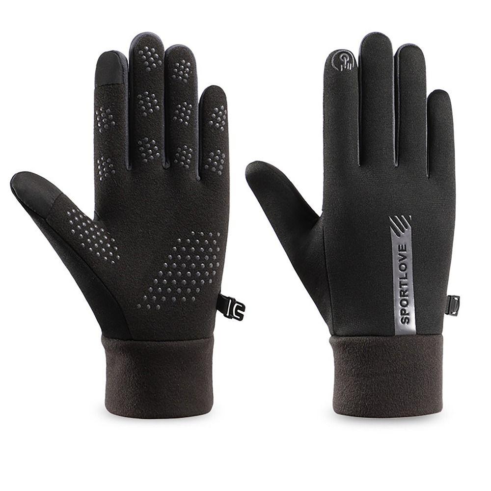 Cold Resistance Winter Gloves Thicken Ski Gloves Touch Screen Gloves  For Outdoor Sport Running