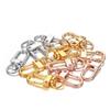 10pcs/lot 12*33mm Rotating Hook Buckle Connectors for DIY Jewelry Making Supplies