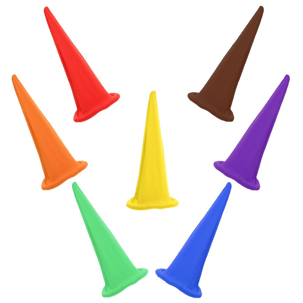 7pcs Christmas Dwarf Hats Gnome Costume Caps For Holiday Party Masquerade Halloween Cosplay Accessories Party Supplies