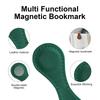 5pcs /set Magnetic Clip Sleeve Magnetic Buckle PU Leather Magnetic Bookmark Double-sided Magnet Clip for Diaries And Books