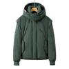 White Duck Down Jacket Men's Winter New Versatile Short Fashion Hooded Thickened Duck Down Casual