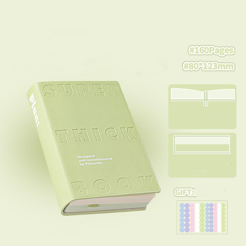 Macarone PU кожаный карманный ежедневник блокнот список дел блокнот цветная пустая страница школьные принадлежности обратно в школу