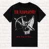 Футболка Blasphemy Падший Ангел Рока 1990 Черный Death Metal War Metal Летняя Хлопковая Мужская Женская Футболки Уличная Одежда Повседневная Хип-Хоп
