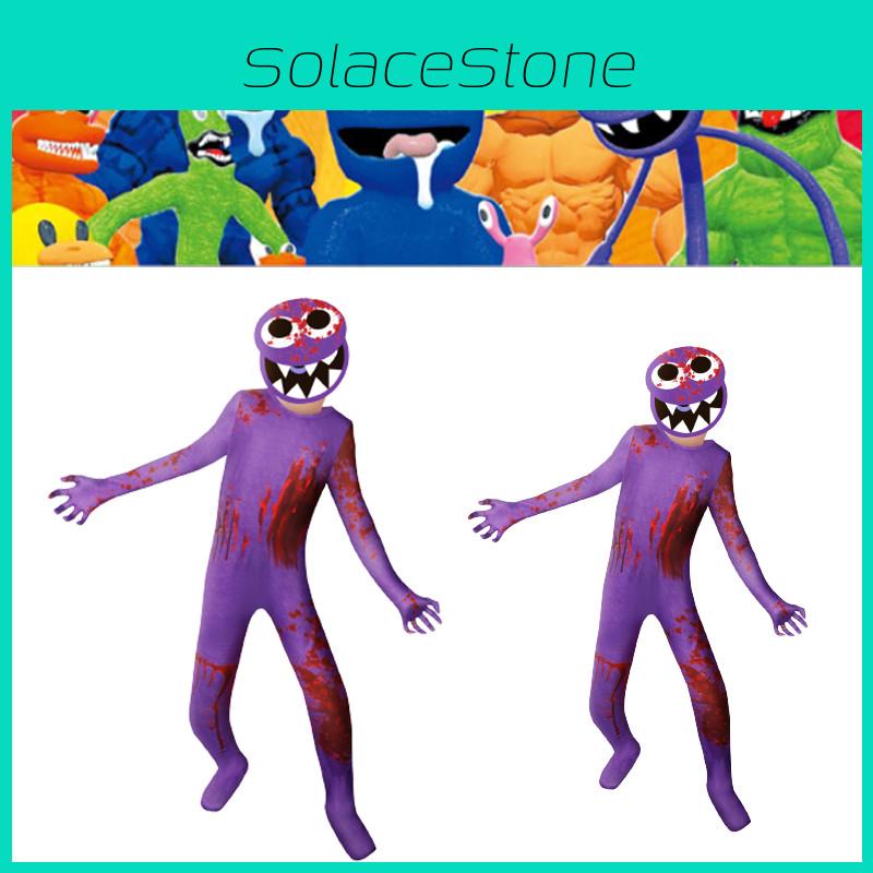 Детский костюм-комбинезон для косплея Roblox Rainbow Friends на Хэллоуин и вечеринки