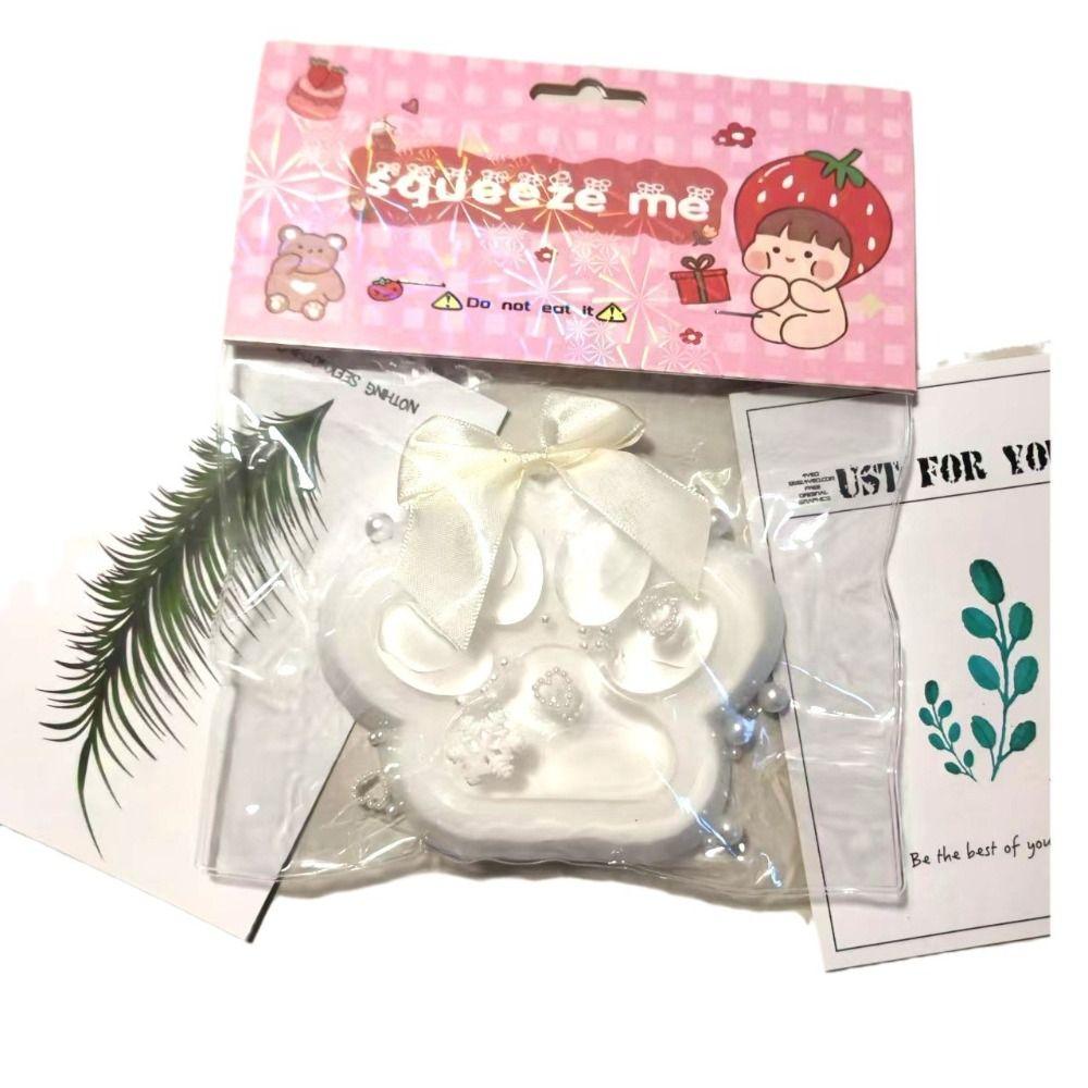 Липкие 12/14см Игрушки-кошачьи лапки для сжимания Милый бантик Щипок Игрушка для снятия стресса Огромные Мягкие Игрушки для релаксации