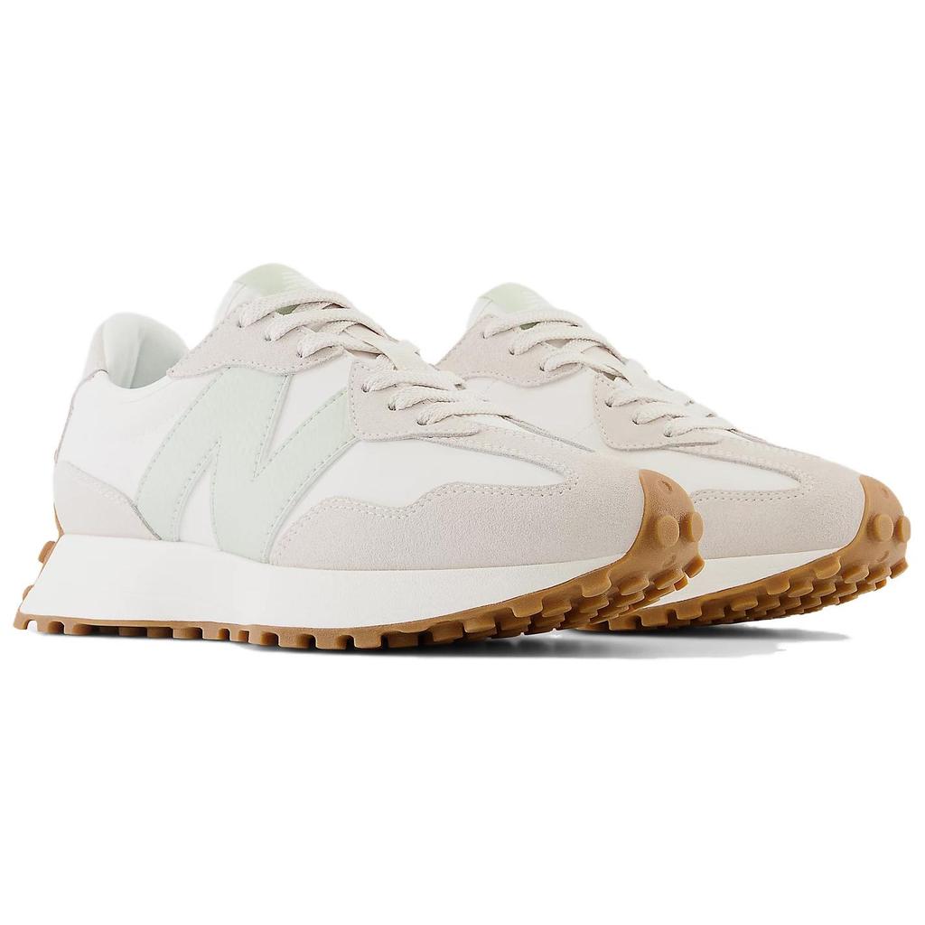 New Balance 327 Moonbeam Silver Moss Женские кроссовки Кремовые WS327OU