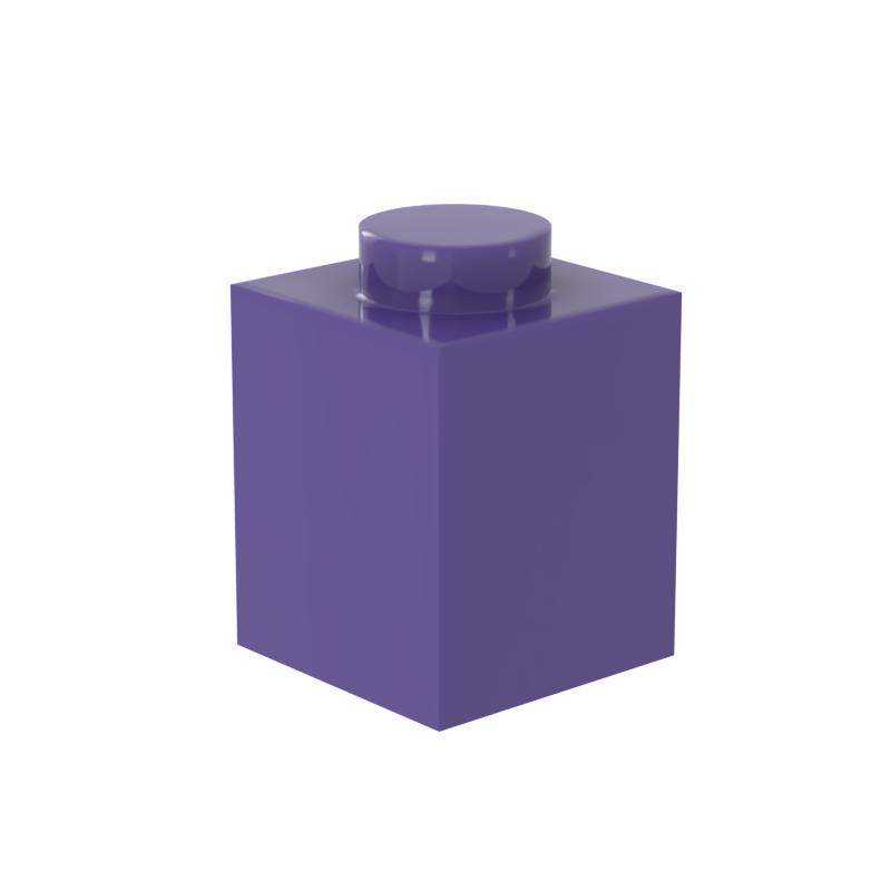 [FunBrick] 20 ШТ. Классические Строительные Блоки для DIY Толстые Фигурки Кирпичики 1x1 Точки Образовательные Креативные Совместимые с 3005 Пластик К
