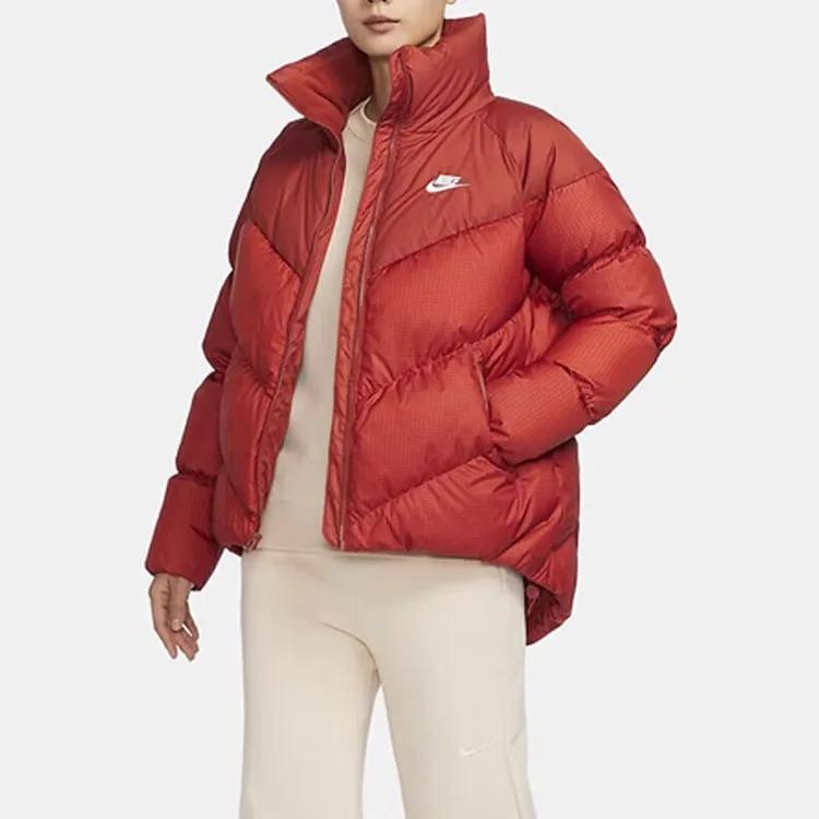 Nike THERMA FIT Down Jacket Women's Red (Unisex) Down Jackets FD8212 832
