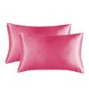 One Set Solid Color Double-sided Silk Pillowcase Mulberry Silk Ice Silk Beauty Pillowcase Single Silk Broadside Pillowcase