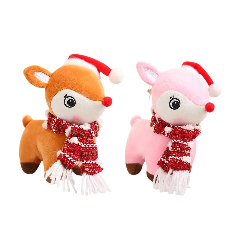 Xmas Pet Stuffed Doll, Reindeer Stuffed Animal Toy for Party Holiday