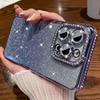 Luxury Diamond Gradient Glitter Plating Case For iPhone 15 14 Plus 13 12 11 Pro Max XSMax for Samsung S22 S23 S24 Ultra Plus