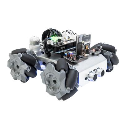 Комплект для создания интеллектуального робота-автомобиля SunFounder (Совместимо с Arduino UNO R3), 4WD всенаправленное движение, FPV, ESP32 CAM, удаленное управление через приложение и т. д., Образовательный Т