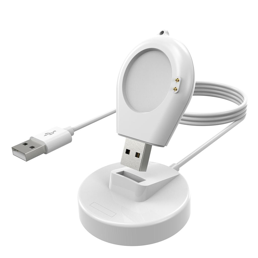 Portable Watch Charger Adapter With USB Cable Smart Watch Charger Connector Stand Wireless Smart Watch Charging Base Compatible For Watch S3 S2 Smart