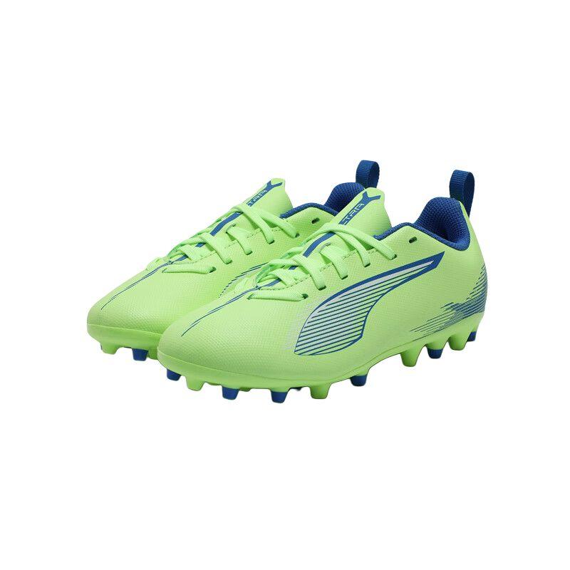 Puma Play Mg Jr Comfortable Versatile Durable Low Top Kids Football Shoes Kids Football Shoes Green 107911-03
