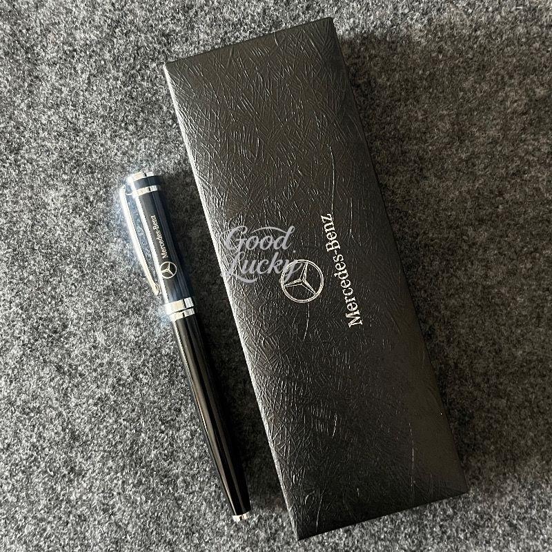 CQT1 New Emblem Metal Mercedes Benz Engraved Fountain Pen Gifts Souvenirs Signature Pens Business Ballpoint Pen School Supplies