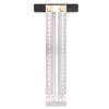 200mm Woodworking Stainless Steel T Ruler Marking Ruler DIY Measuring Scribe Line Tool