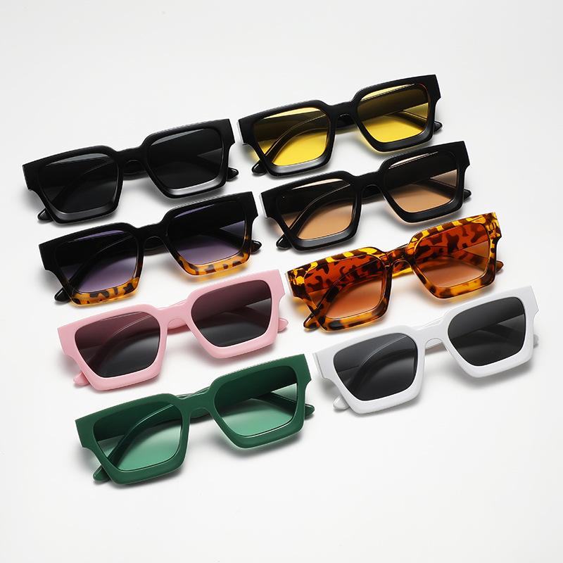 532 Квадратные солнцезащитные очки 4 Xiaohongshu Same Trendy Glasses, персонализированные солнцезащитные очки Spice Girl Hip-Hop