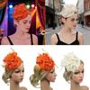 Шляпки-fascinator с перьями Цветочные аксессуары для волос Модный макияж Выпускной Женщины