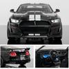 1:18 Шелби GT500 Сплав Спортивный Автомобиль Модель Литье под Давлением Металл Гоночный Автомобиль Транспортные Средства Модель Симуляция Звук Свет Детские Подарки