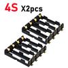 18650 SMT Battery Holder Battery Holder Clip Storage Case With Bronze Pins Rechargeable Battery Storage Box SMT 1X 2X 3X 4X