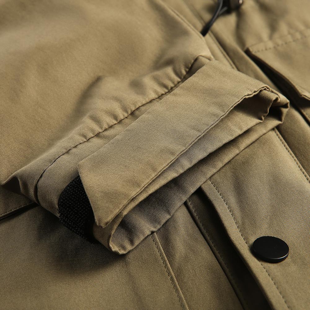 JAZZEVAR Женская ветровка Ins, красивое рабочее пальто средней длины, длинная хлопковая куртка Синьцзян