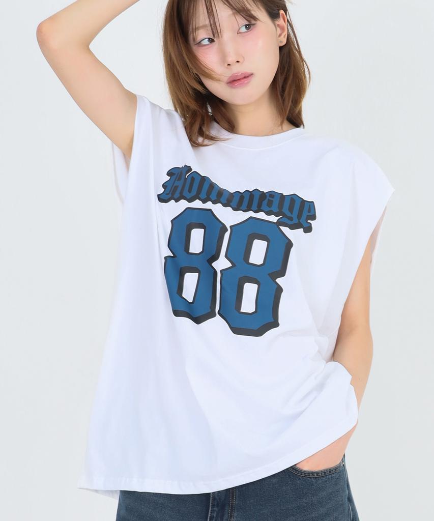 RAW LAB 88 Homage Cutoff Sleeveless - White