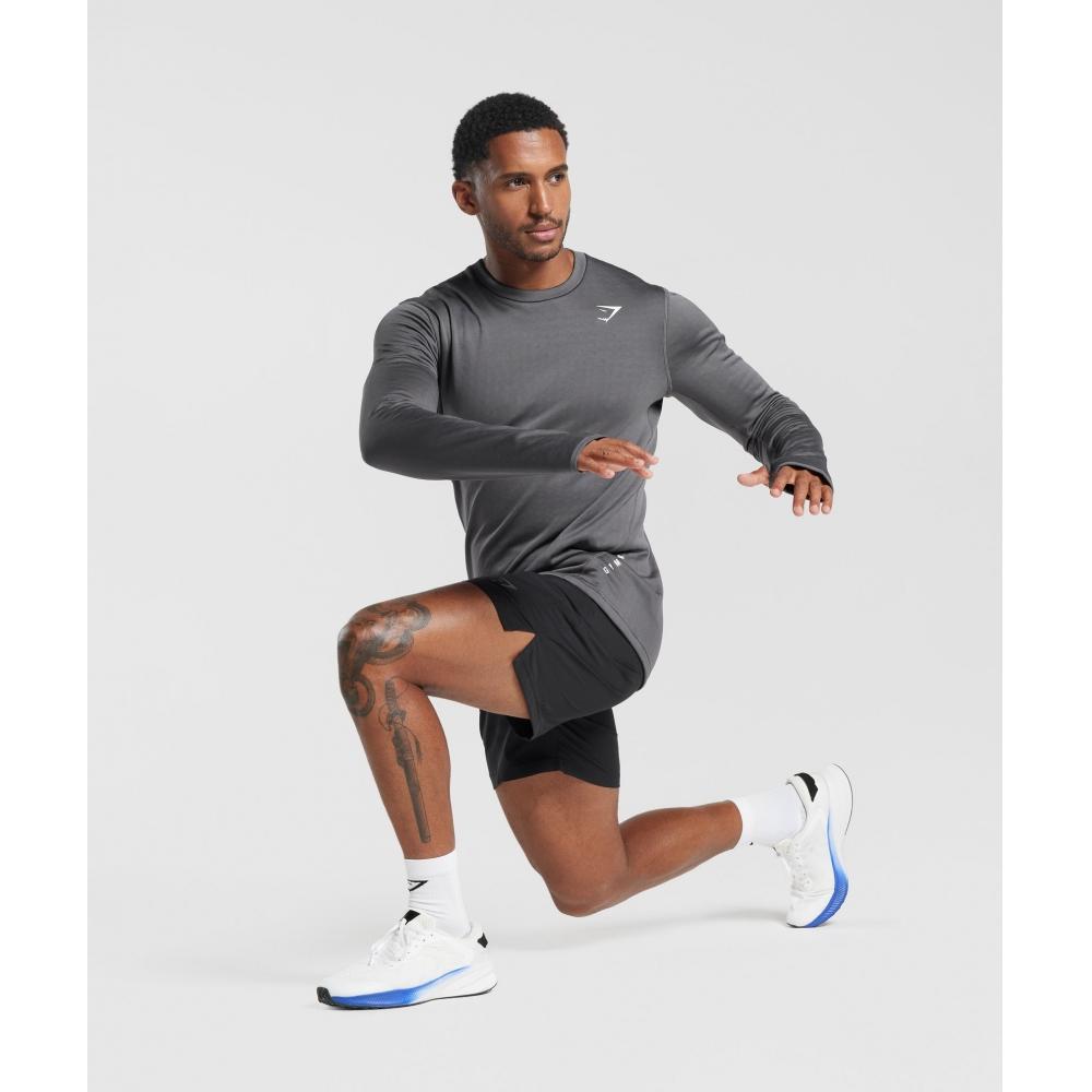 Gymshark Спортивный свитшот темно-серого цвета A2a7z Gb7h