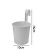 Metal Iron Hanging Flower Pot Detachable Double Hook Fence Plant Pot Horticultural Decor Bonsai Flower Rack Home Balcony Decor