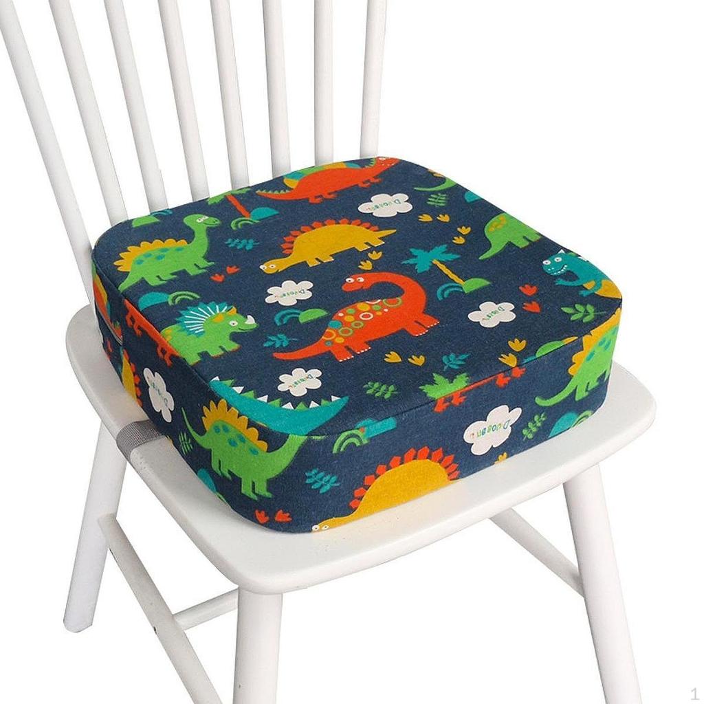 Dining Chair Booster Mat Anti Slip High Density Sponge Removable Pad Increasing Cushion for