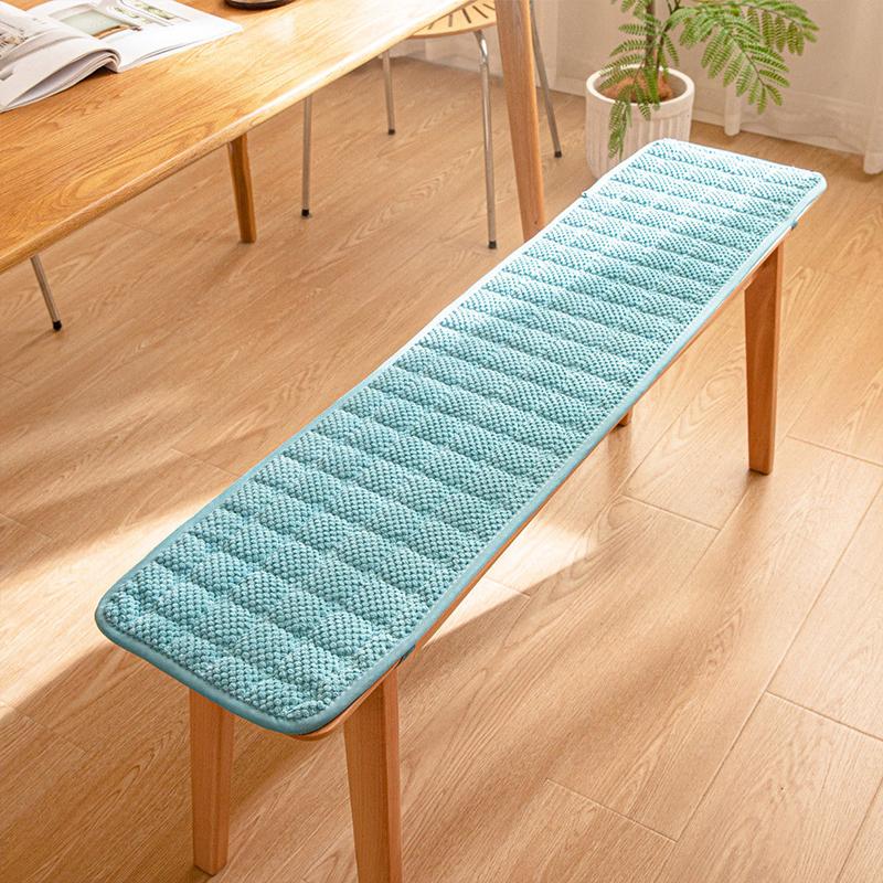Утолщенная длинная подушка для скамьи, коврик для стула, мягкая подушка для сиденья, нескользящий коврик для деревянной скамьи, дивана, подушка для сиденья табурета, подушка для шезлонга для сада, патио