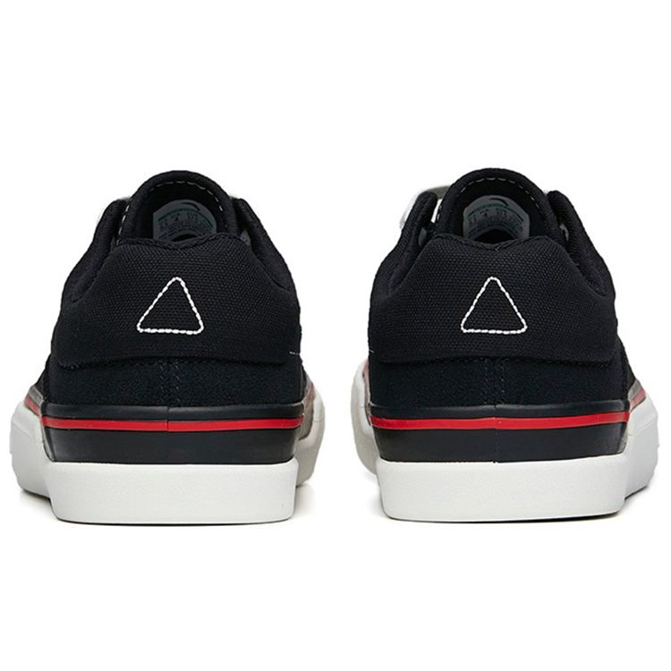 Anta Aoli прочные низкие кроссовки для скейтбординга женские кроссовки черные белые 122238014-3