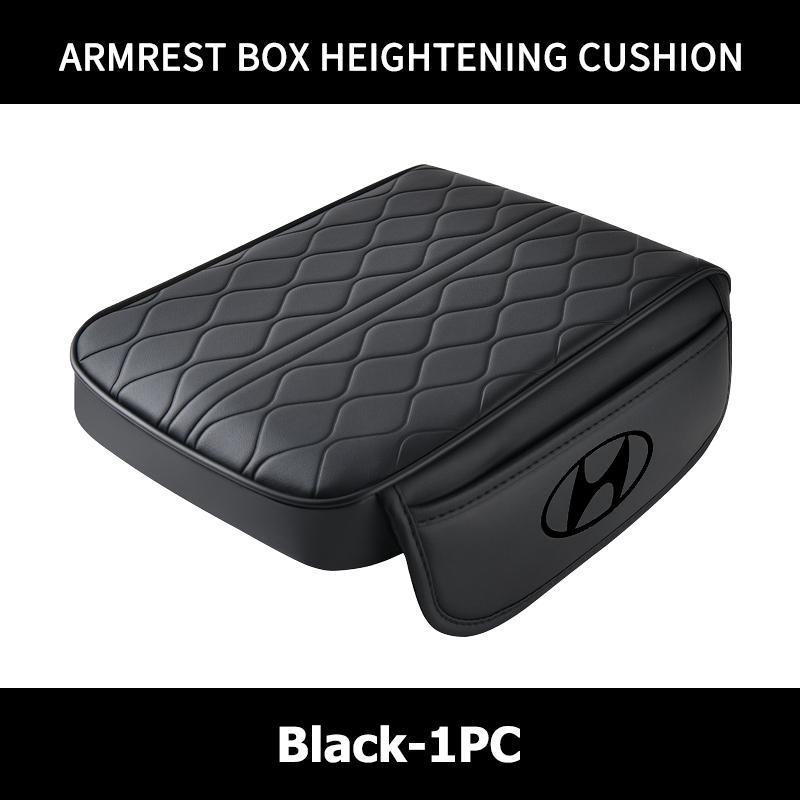 Car Armrest Box Pad Leather Breathable Center Console Arm Rest Protector Cover For Hyundai Azera GDI i10 i20 i30 i40 ix20 ix35 R9