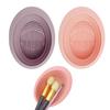 Makeup Brush Puff Cleaning Bowl Silica Gel Foldable Portable Beauty Egg Cleaning Tool For Women