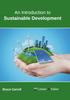 The An Introduction To Sustainable Development Book