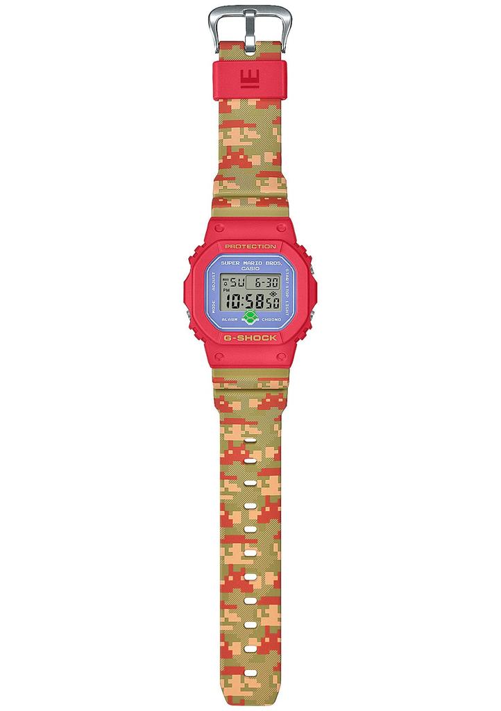 Часы SUPER MARIO BROTHERS Collaboration Модель Multicolor [Casio] G-Shock [] DW-5600SMB-4JR Мужские
