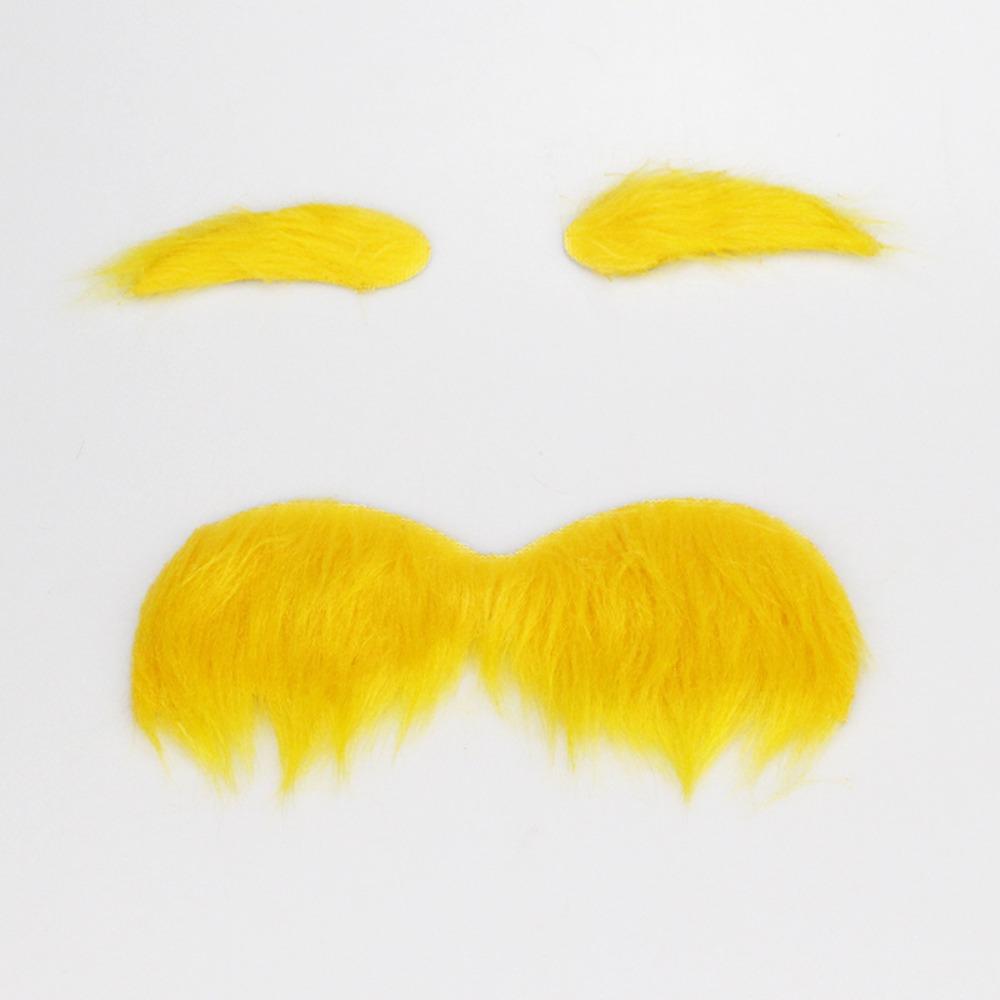 Вечеринка Макияж Бал Усы Брови Набор Желтый Девушки Эльф Одеваются Реквизит Для Детей