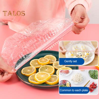 100 шт. чехлы для хранения продуктов, хорошая герметичность, защита пищевых продуктов, простота использования, надежная эластичная упаковка, липкая пленка, аксессуары для столовой