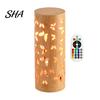 Decorative Table Lamp USB Butterfly Projector Lamp, RGB 16 Colors with Remote Control Control, Hollow-out LED Night Light for Bedroom Living Room