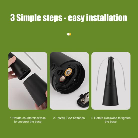 Fly Repellent Fan with Reflective Blades Portable Battery Operated Indoor Outdoor Tabletop Mosquito Fly Repellent Fan