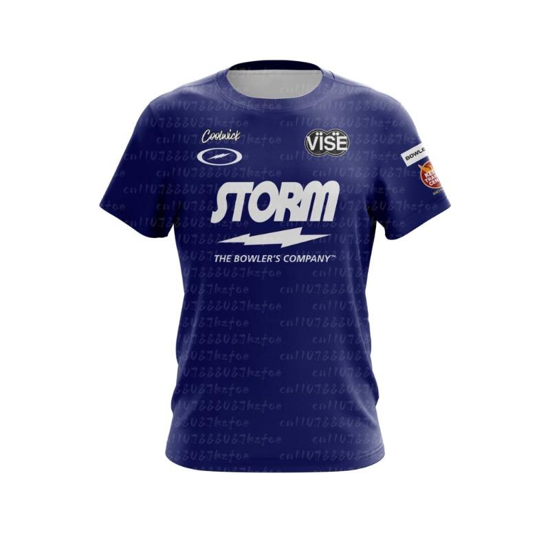 Hammer Ice Cream Waffle Cone Split Print Bowling Jersey Short Sleeve Performance Sports Tee Fan Streetwear Tops FamilyMatching