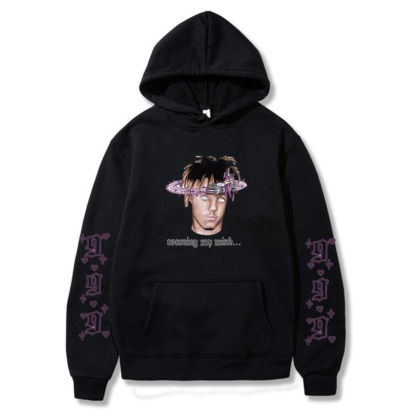 New rapper juice wrld same sweater loose men's and women's hooded sweater